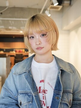 ラヴィズム 栄店(LUVISM) ◎韓国ヘアー/顔周りレイヤー/おくれ毛前/ダブルカラー/学割/栄