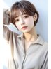 "大人キレイな艶髪へ"小顔カット+質感再生カラー+トリートメント
