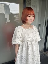 ソユ(so⊆)&nbsp;ヘルシーオレンジカラー×レイヤーボブ