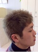 プラチナアッシュのベリーショート