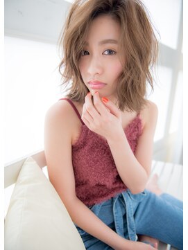 アズーア ヘアーアンドスパ(azure hair&spa) らふかわロブ　/3Dカラー