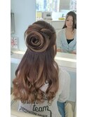 ローズヘアセット