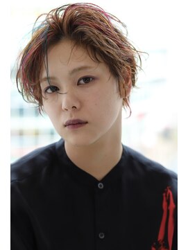 クリコ ヘアーデザイン(CLICQUOT hair design) ハンサムなカラフルショート