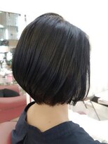 30代40代☆大人カッコイイ/ナチュラルボブ/くびれ/丸み/前髪なし