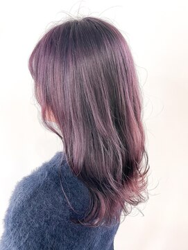 オル(Olu) 【MASAYA】ピンクラベンダー×レイヤーボブ