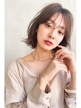 エイミー(Aimee) Aimee くびれボブ×グレージュ