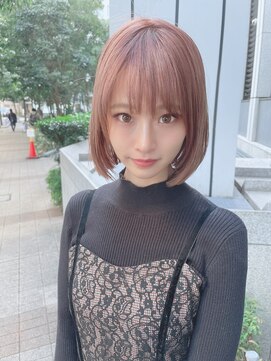 イース バイ アンブルリュクス 北千住(Ease by amble luxe) 前髪イメチェンイヤリングカラーラベンダーカラー