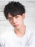 JohnnyMEN中野ツーブロマッシュツイストスパイラルパーマ