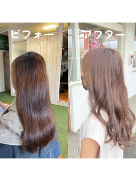 スミカ(sumica) #ベージュ #まだまだハイトーン人気　#ロング