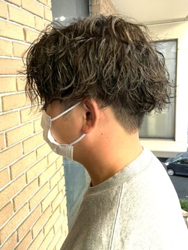 クオル 立川(QOL) 波巻きスパイラルパーマ波巻きパーマセンターパートツーブロック