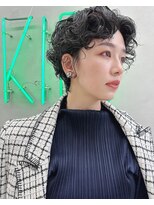 キピ(KIPI) 【早瀬忍】ウェーブショートパーマ