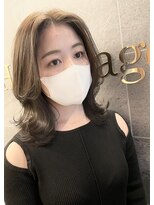 オマージュ(Hommage) 韓国風クビレイヤーカット