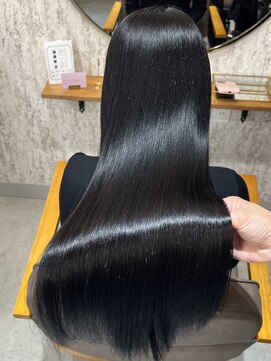 ヒアー 神戸三宮元町(here) 髪質改善/艶ボルドー/ベビーバング/プレミアムカラー