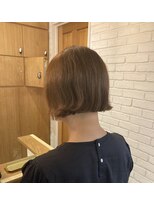 クラップス 綱島店(CLAPS)&nbsp;ミニボブ／コンパクトボブ／ニュアンスカラー@30代40代