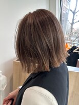 ルネ 北千住(Renee)&nbsp;くすみベージュ_グレーベージュ_切りっぱなし