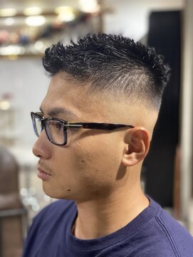 アルカナ 明治神宮前原宿(ARCANA) ハイライト マッシュパーマ ウルフ アッシュブラック