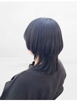 リンヘアー(Rin. hair) ブルーブラック☆ウルフカット