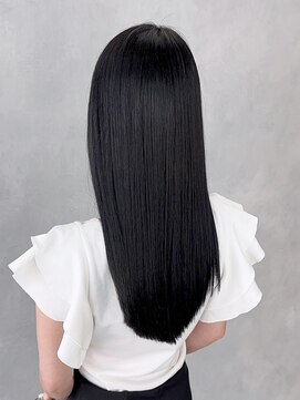 アイティーバイアルバム 下北沢店(IT by ALBUM) 暗髪ブラック髪質改善カラー__ハッシュカット_ba474151