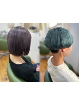 年間で1000人以上のデザインカラーをこなすバレッタ!自然カラーも個性的なデザインカラーもお任せください!