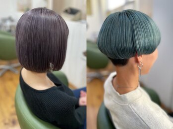 ヘアーガーデン バレッタ(hair garden barretta)の写真/年間で1000人以上のデザインカラーをこなすバレッタ!自然カラーも個性的なデザインカラーもお任せください!