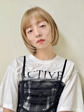 エムスラッシュ ストリートマーケット スマートサロン センター北(M.SLASH) 内巻き/ワンカール/透けバング/小顔/ぱっつんボブ/センター北