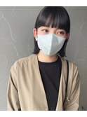 パッツン前髪