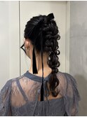 スタイル  ヘアセット/ヘアアレンジ/結婚式お呼ばれヘア