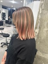 キング(K!ng)&nbsp;縮毛矯正髪質改善ハイライトレイヤーカット楠葉美容室エクステ