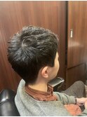 仙台　アップバングショート　バーバー