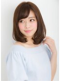 山村/大人可愛いワンカールロブ/ストカールボブ/前髪パーマ銀座