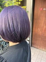 フランク 伊丹店(i's FRUNC) 【ブリーチ ダブルカラー】ラベンダーパープル