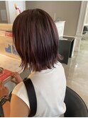 切りっぱなしボブ