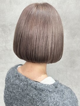 ルノン(LUNON) 暗めカラーグランマッシュデザインカラーフェイスフレーミング