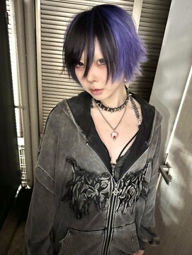 アリートウキョウ(ALLY TOKYO) ボブレイヤーカットボブウルフカット中性ウルフレイヤーボブ