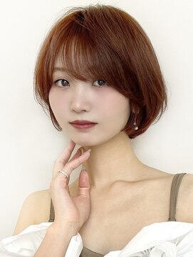 セイドット オモテサンドウ(Say. omotesando) Say.丸みショートミニボブ韓国ボブローズブラウンモーヴピンク