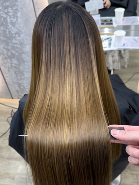 ロンドシエル 横浜(Lond ciel) 暗めカラー/グランマッシュ/デザインカラー/レイヤーカット/横浜