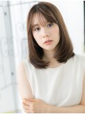 研究学園/髪質改善/美髪ココアブラウン☆内巻きワンカールb