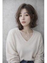 nina 梅田【ニナ】 【2/28 NEW OPEN(予定)】 【nina梅田】オリーブグレージュミディ