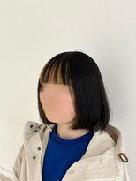 ルシードスタイル ナチュールトゥ(LUCIDO STYLE nature to)&nbsp;前上がりボブ×インナーカラー