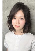リークフー(Ree cu fuu)&nbsp;レイヤーカット春カラー透明感カラーくびれヘア