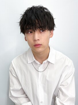 フラッグ 九大学研都市店(Flag) メンズマッシュツイストスパイラルパーマ