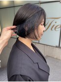 〈Tierra毛利仁美〉ネイビーがオシャレインナーカラー