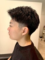 エムエイチザバーバー 本町(MH THE BARBER)&nbsp;爽やかアップバングフェードショート【北浜・堺筋本町・淀屋橋】