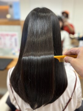 ファースト 長町店(first) 30代40代／大人の美髪オージュアケア／光を纏う美髪質感で魅せる