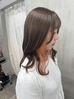 ネウィ 梅田(newi)&nbsp;奇跡のオレンジインナーカラー