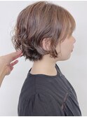 【morio原宿】ゆるふわボブパーマ　癖毛風パーマ　ショートボブ