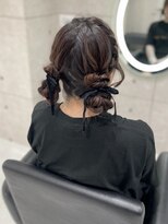 クラン 東心斎橋店(Clan)&nbsp;ツインお団子/心斎橋ヘアセット