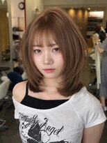 インデックスヘアソア(in'dex hair soar) 髪質改善グレージュカラーカーキベージュレイヤーロング錦糸町