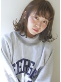 【tela】チャコールグレージュ・スイングボブ【溝の口】