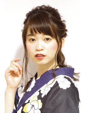 ネオリーブノース 中板橋店(Neolive north) 浴衣で作るハーフアップアレンジ